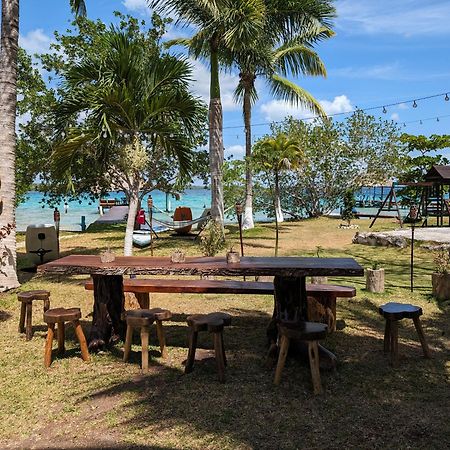 Cabana Con Muelle Privado En La Laguna De Bacalar Luaran gambar