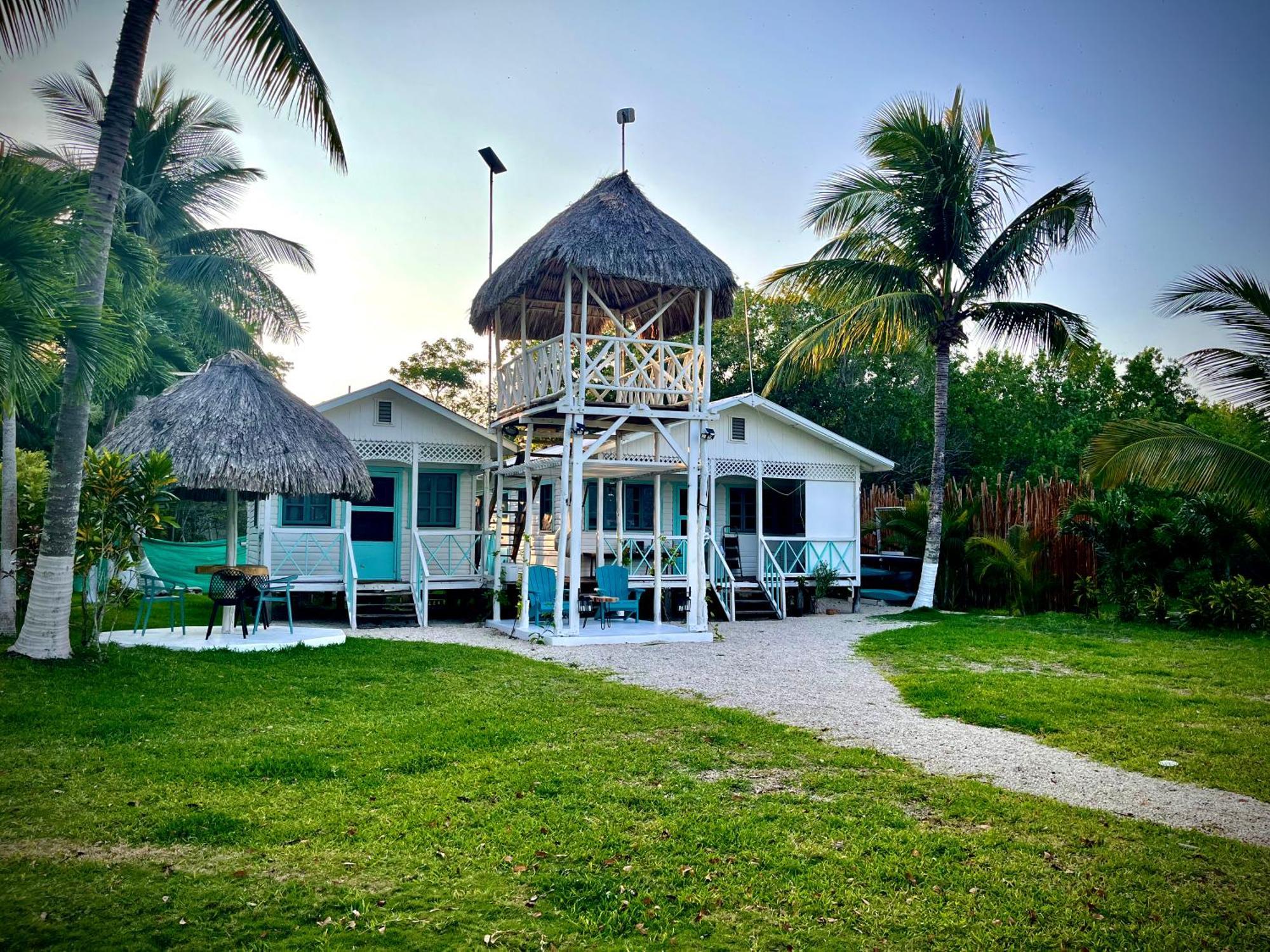 Cabana Con Muelle Privado En La Laguna De Bacalar Luaran gambar